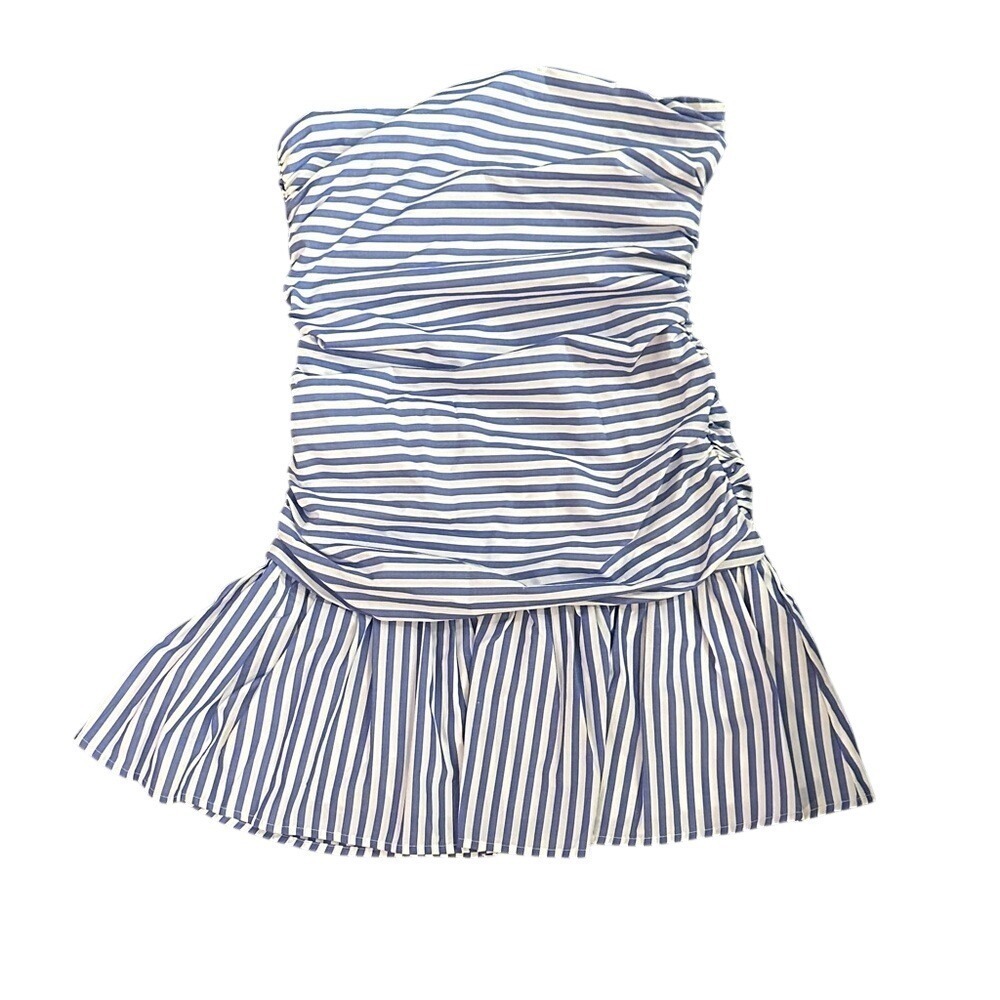 Forever 21 Blue and White Striped Mini Dress